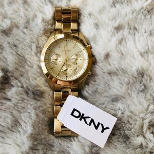 🆕 NWT DKNY Gold Watch
